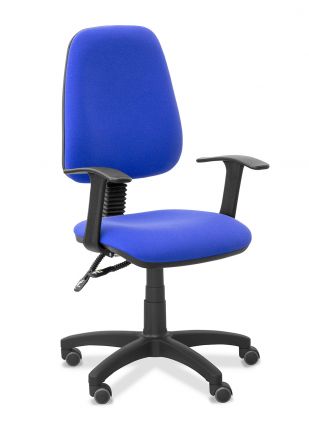  Кресло для персонала Эльза Т  ткань синяя