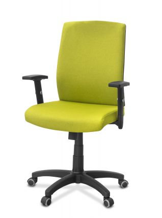  Кресло для персонала Alfa A/SL/1D  ткань фисташковая