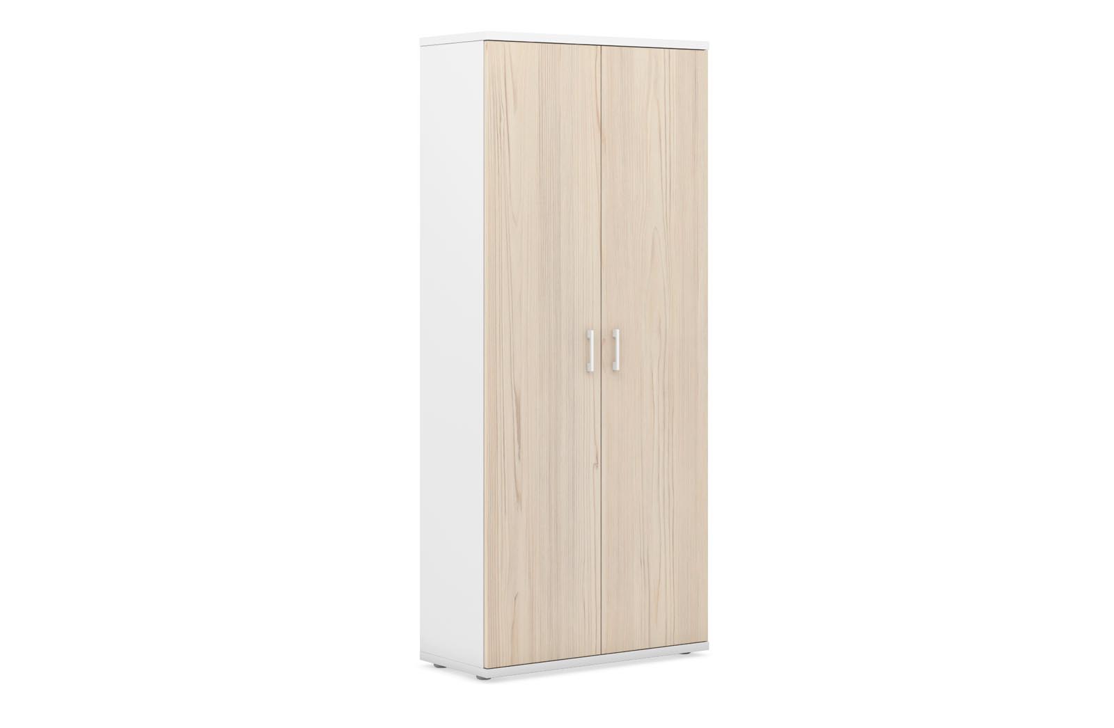 Мебель для персонала Target wood TAR403 Шкаф с деревянными дверями 800х360х1850 белый