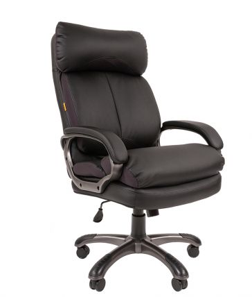  Кресло для руководителя СН 505  экокожа черная
