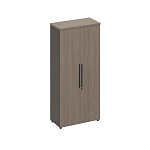 Мебель для руководителей У.РУС | U.RUS PC 312 ДЧ/ЛС Шкаф для одежды 91х46х198 дуб виченица/лава серая В КОРЗИНУ.