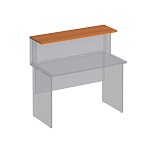 Мебель для персонала Формула ФР 407 Полка настольная 120x35x2.2 ольха В КОРЗИНУ.