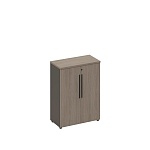 Мебель для руководителей У.РУС | U.RUS PC 304 ДЧ/ЛС Шкаф для документов средний закрытый 91х46х121 дуб виченица В КОРЗИНУ.