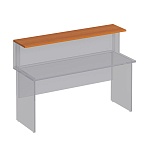 Мебель для персонала Формула ФР 443 Полка настольная 160x35x2.2 ольха В КОРЗИНУ.