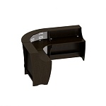 Формула Вариант 3 Вариант компоновки N 3 (Три модуля) 240x240x110 венге темный В КОРЗИНУ.