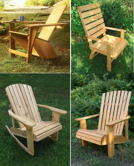 деревянные садовые стулья